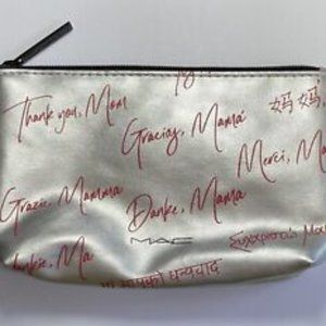 MAC Cosmetics Mother's Day 'Thank You, Mom' Silver Make Up Bag